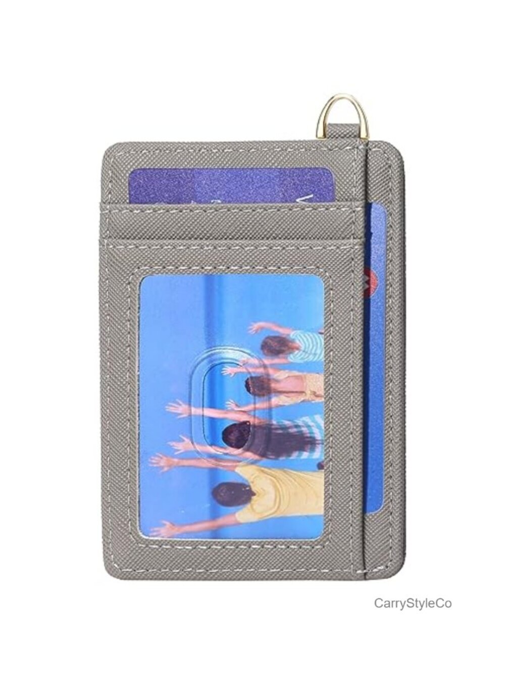 Slim RFID Blocking Credit Card Holder Minimalist Front Pocket Wallet with ID